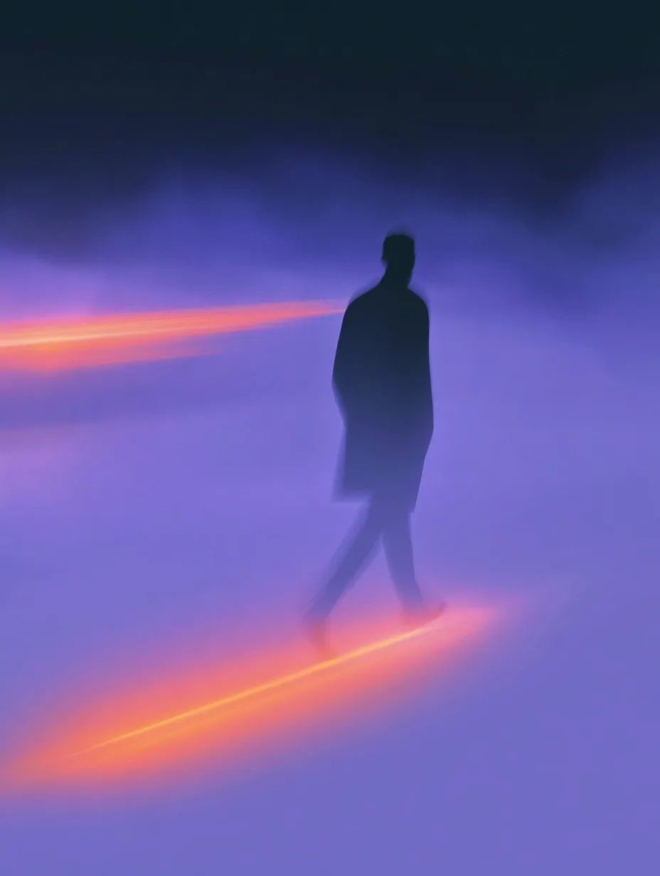 Walking silhouette II